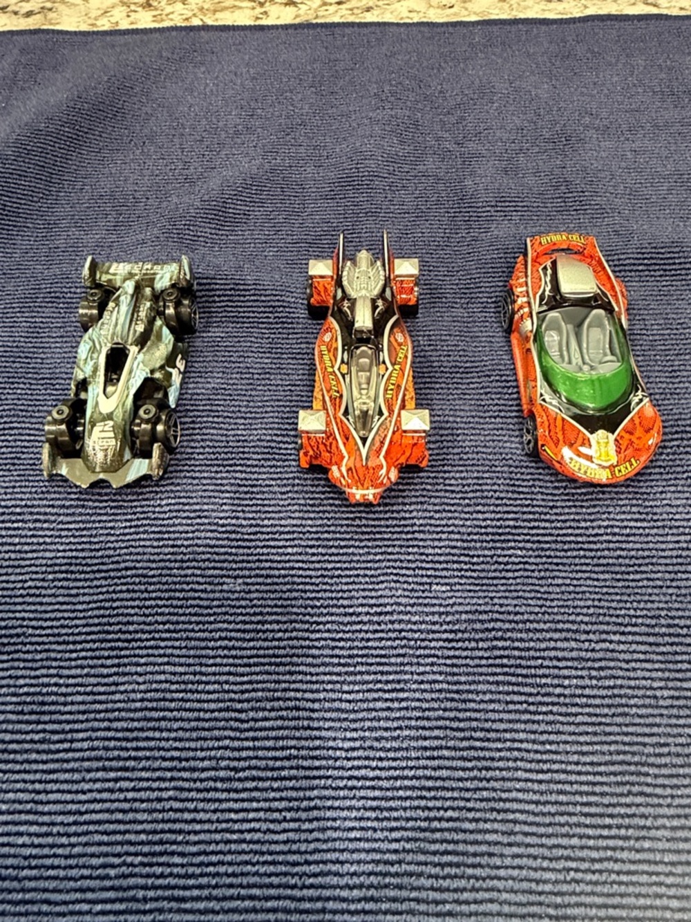Hot Wheels die-cast vehicles from the 2008 Speed Racer movie series (Bag P)